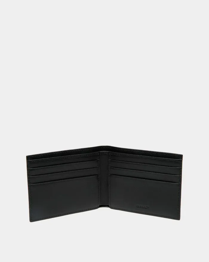 Men Bally Wallets and Card Holders Mythos Bifold Wallet In Black Recycled Leather Black Men Bally Wallets and Card Holders Mythos Bifold Wallet In Black Recycled Leather Black