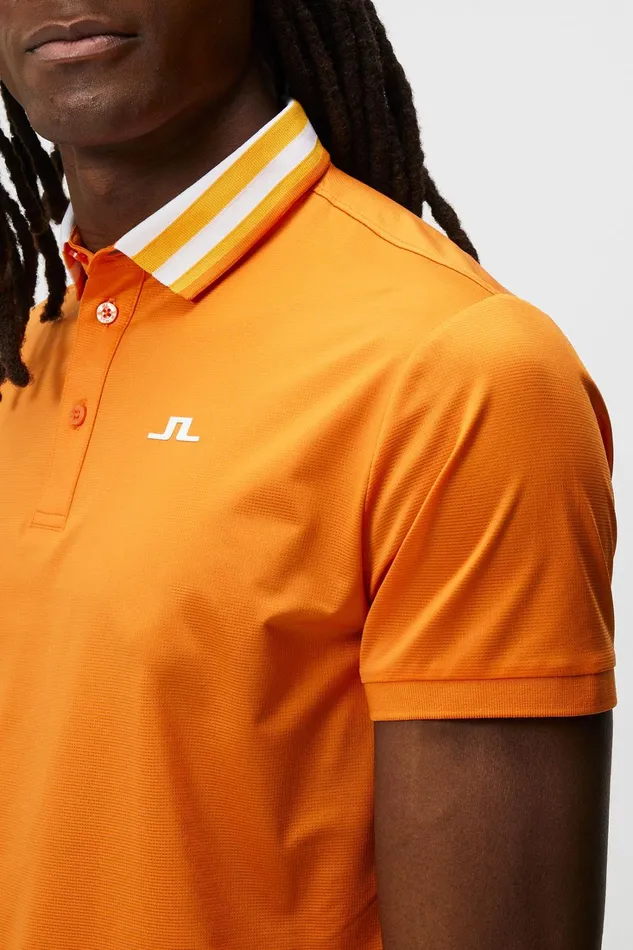 Men Ben Polo Russet Orange JLindeberg Polo Shirts Men Ben Polo Russet Orange JLindeberg Polo Shirts