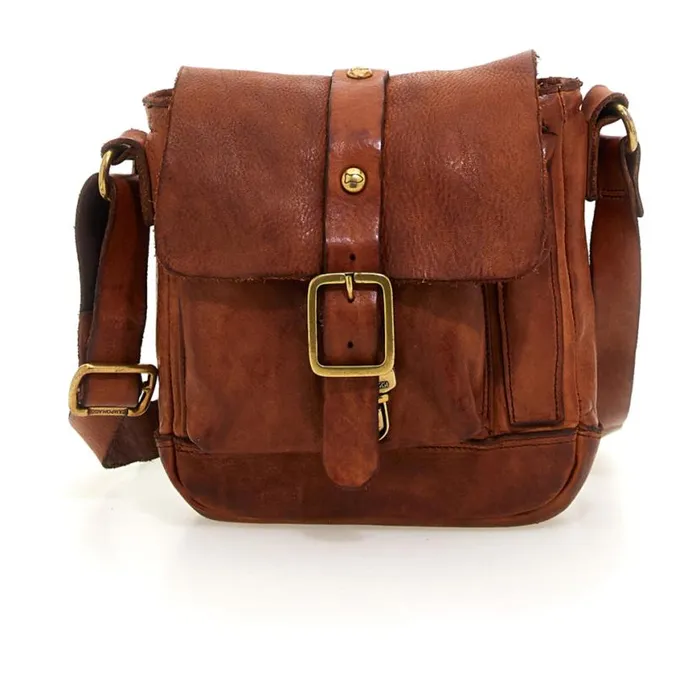 Men Berlino Cognac Campomaggi Crossbody Bags