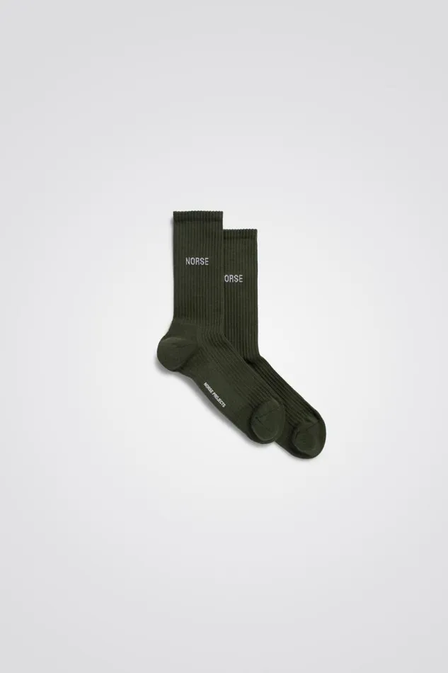 Men Bjarki Logo Forest Green Norse Projects Accessories