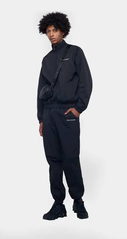 Men Black Eward Jacket Daily Paper Jackets Men Black Eward Jacket Daily Paper Jackets