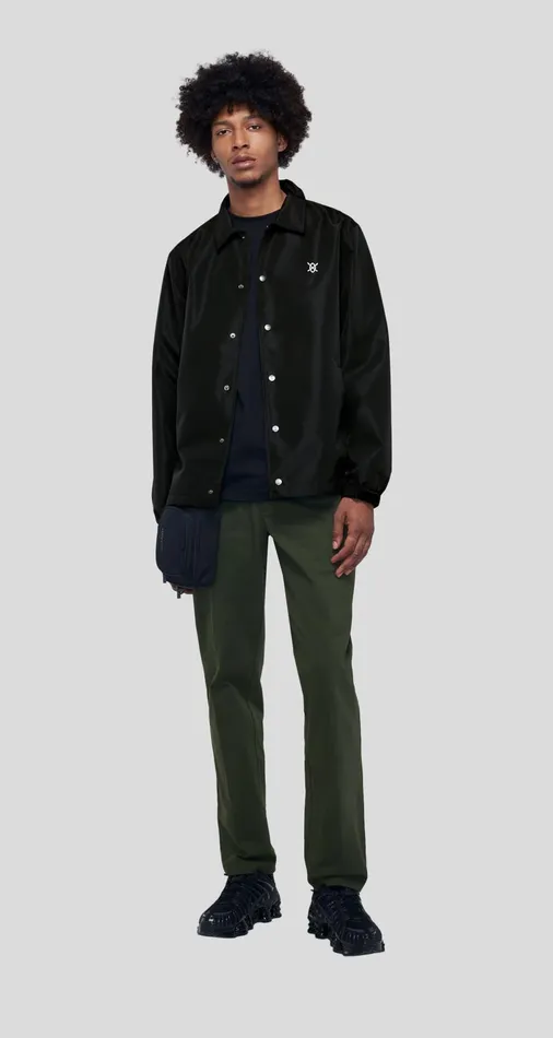 Men Black Eze Jacket Daily Paper Jackets Men Black Eze Jacket Daily Paper Jackets