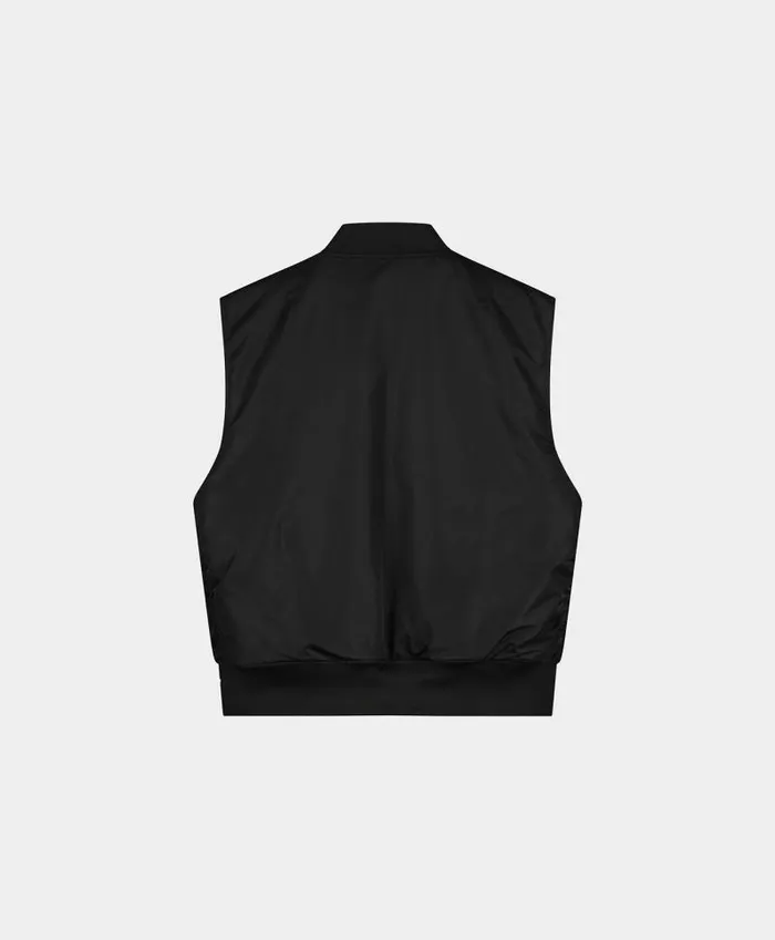 Men Black Levon Vest Daily Paper Jackets Men Black Levon Vest Daily Paper Jackets