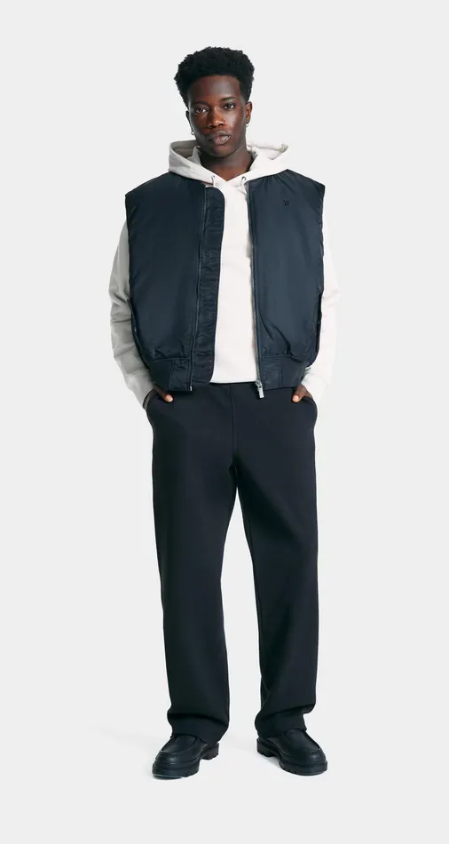 Men Black Levon Vest Daily Paper Jackets Men Black Levon Vest Daily Paper Jackets