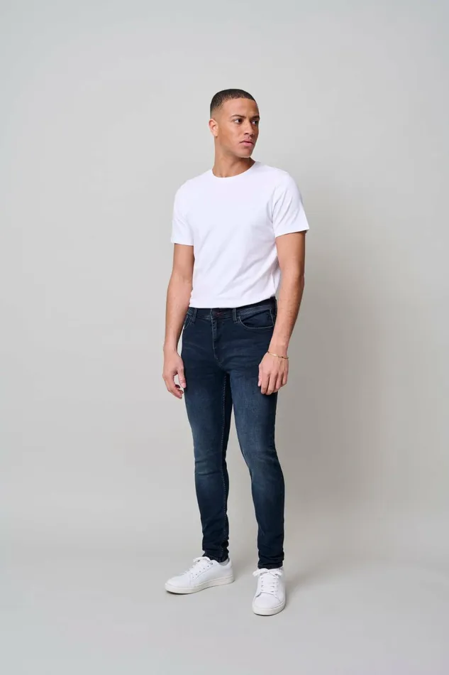 Men Blend Echo Fit Jeans Denim Black Blue