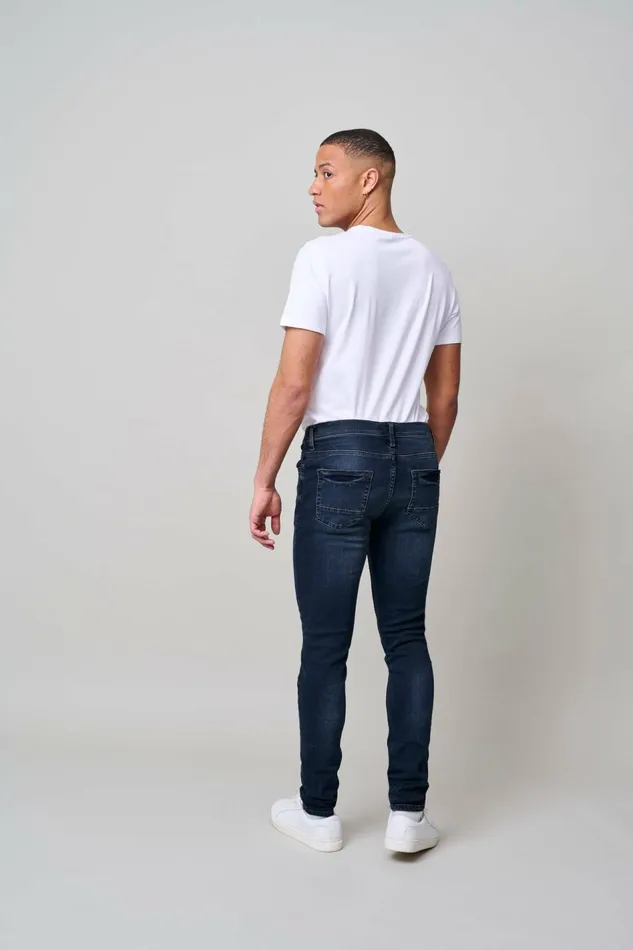 Men Blend Echo Fit Jeans Denim Black Blue