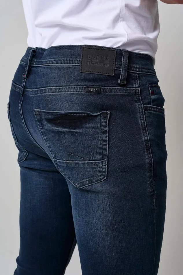 Men Blend Echo Fit Jeans Denim Black Blue