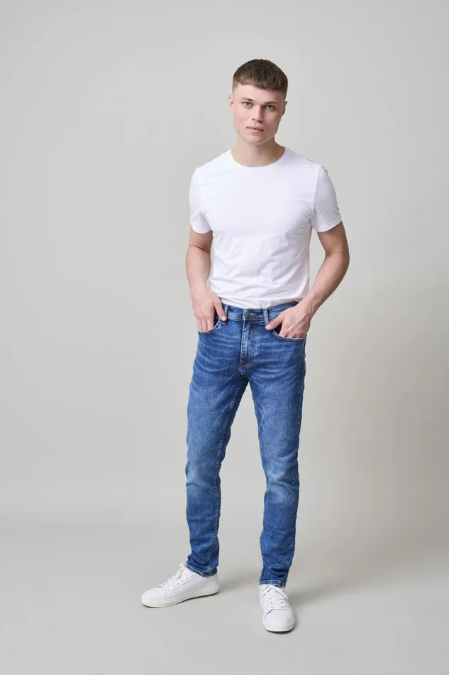 Men Blend Jeans Multiflex Jet Jeans Denim Middle Blue