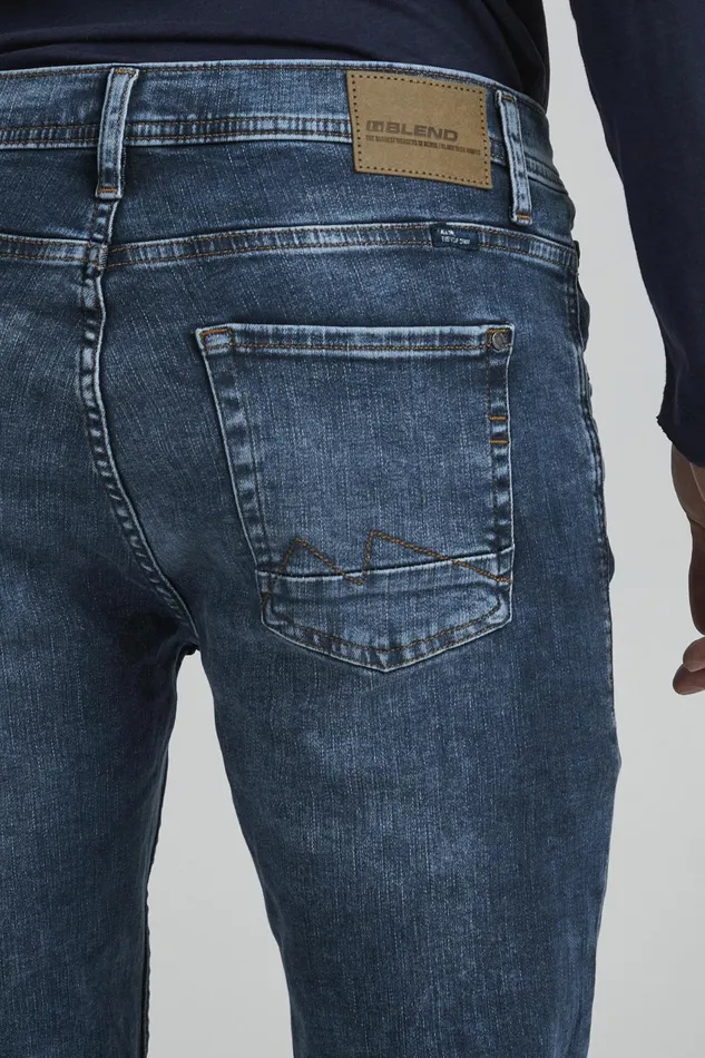 Men Blend Jeans Multiflex Jet Jeans Denim Middle Blue