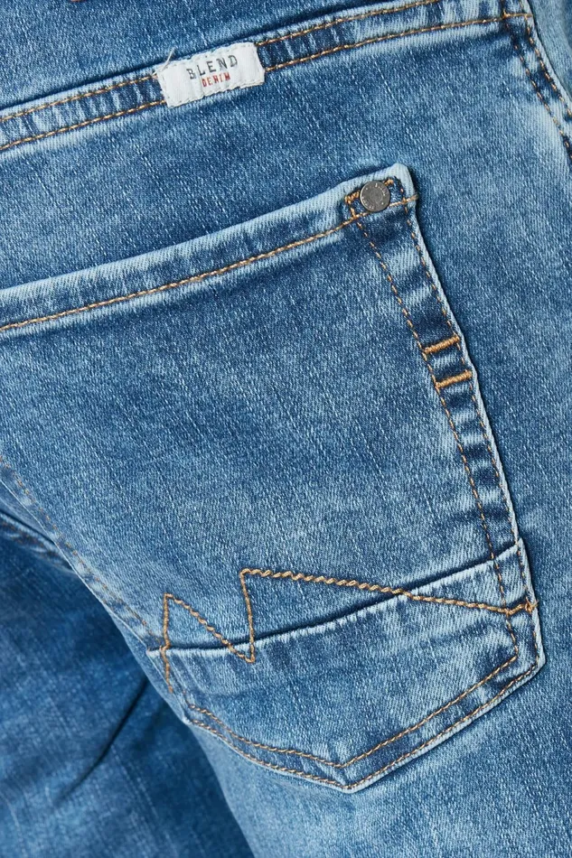 Men Blend Jeans Multiflex Jet Jeans Denim Middle Blue