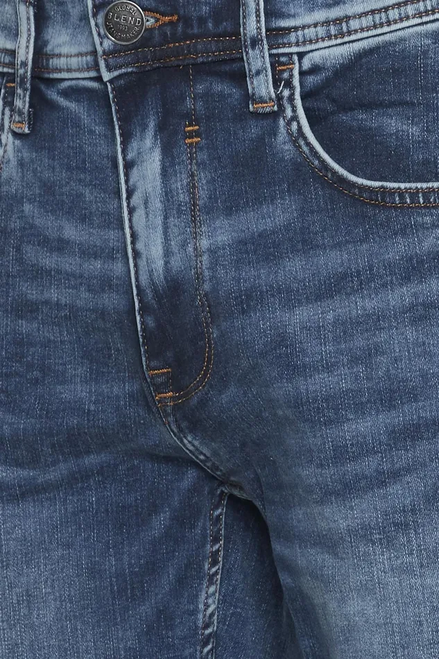 Men Blend Jeans Multiflex Jet Jeans Denim Middle Blue
