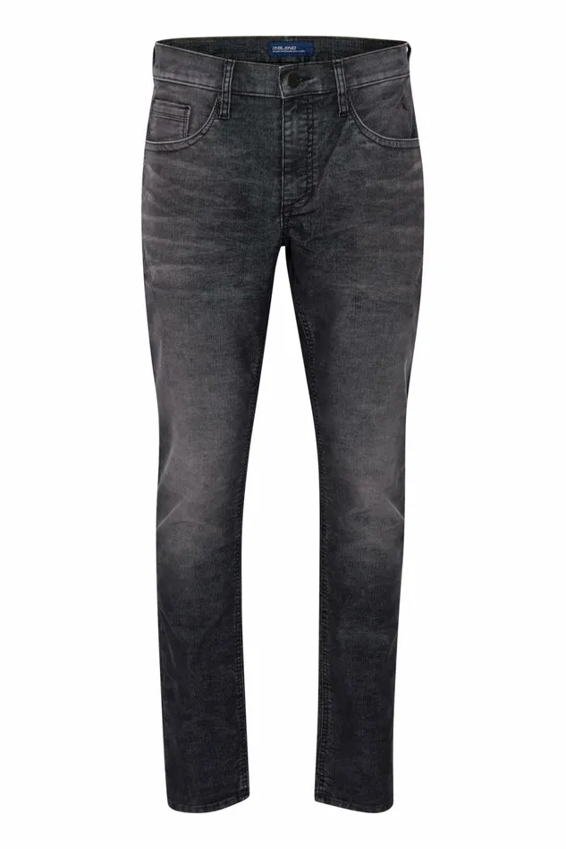 Men Blend Pants Casual Pants Denim Black