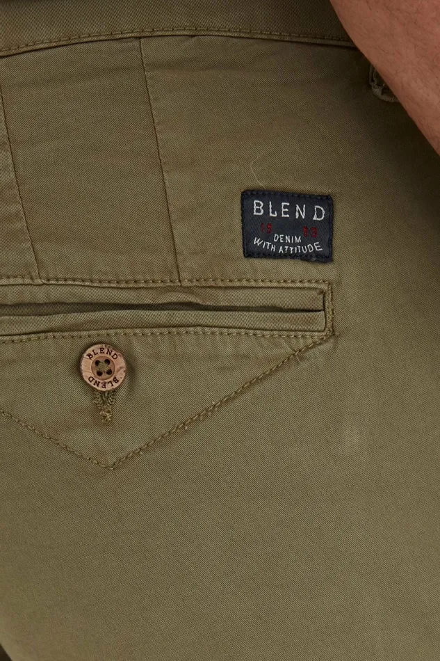 Men Blend Pants Casual Pants Martini Olive