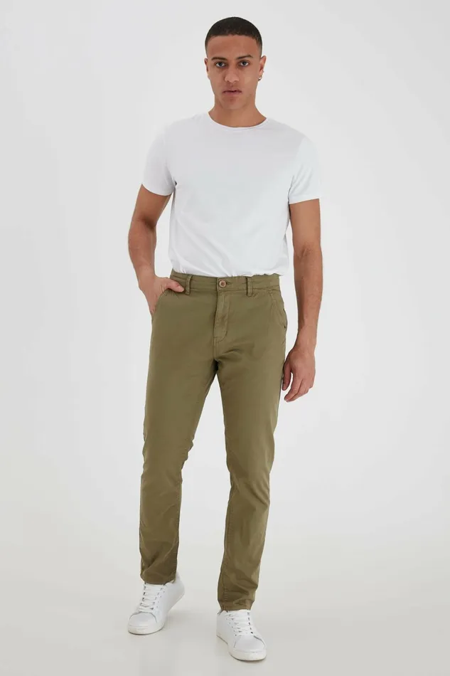 Men Blend Pants Casual Pants Martini Olive