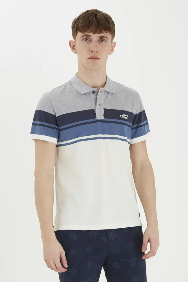 Men Blend Polos Polo Shirt Dress Blues
