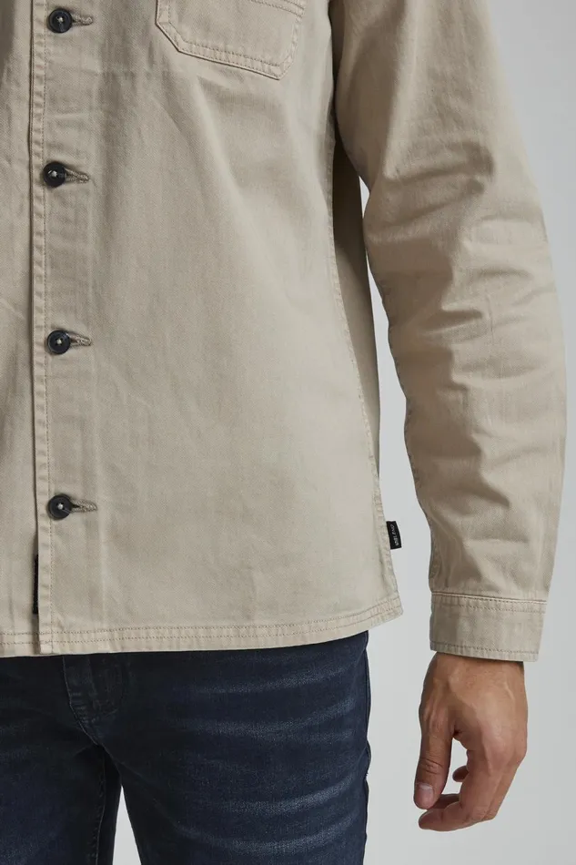 Men Blend Shirts Long Sleeved Shirt Crockery