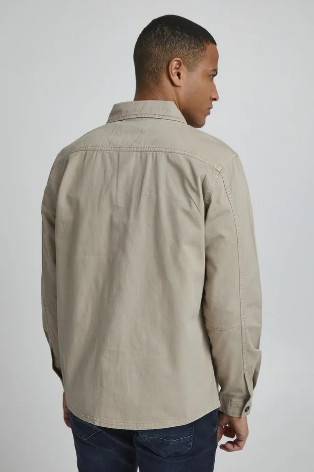 Men Blend Shirts Long Sleeved Shirt Crockery