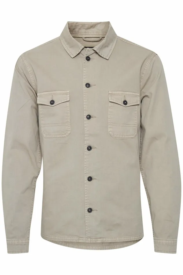 Men Blend Shirts Long Sleeved Shirt Crockery