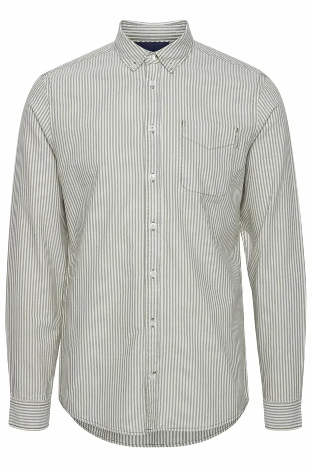 Men Blend Shirts Long Sleeved Shirt Loden Green