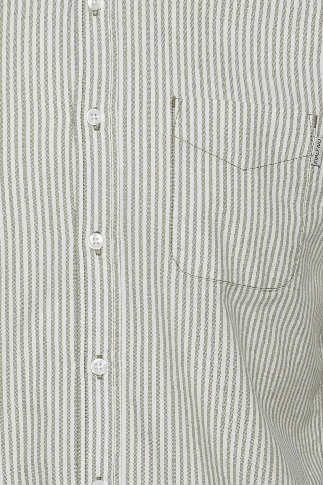 Men Blend Shirts Long Sleeved Shirt Loden Green