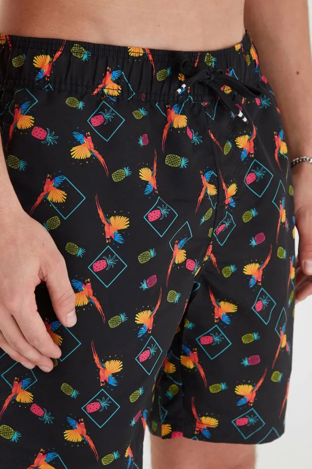 Men Blend Swim Shorts Swimwear Black