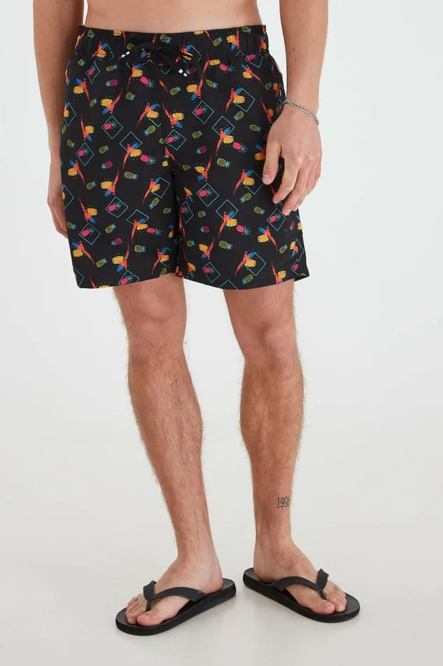 Men Blend Swim Shorts Swimwear Black