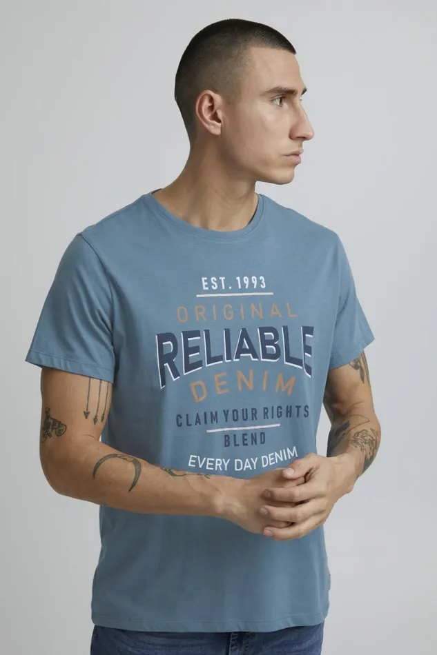 Men Blend TShirts Tshirt Bluestone