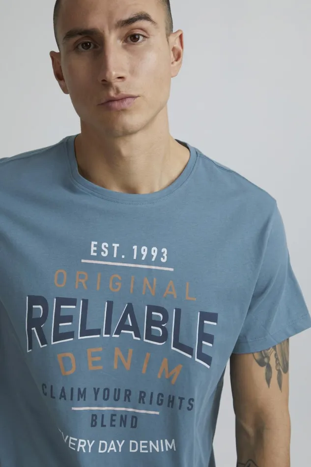 Men Blend TShirts Tshirt Bluestone