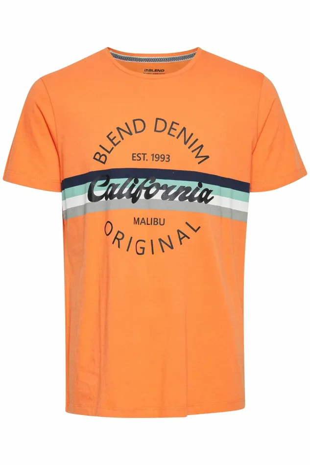 Men Blend TShirts Tshirt Dusty Orange