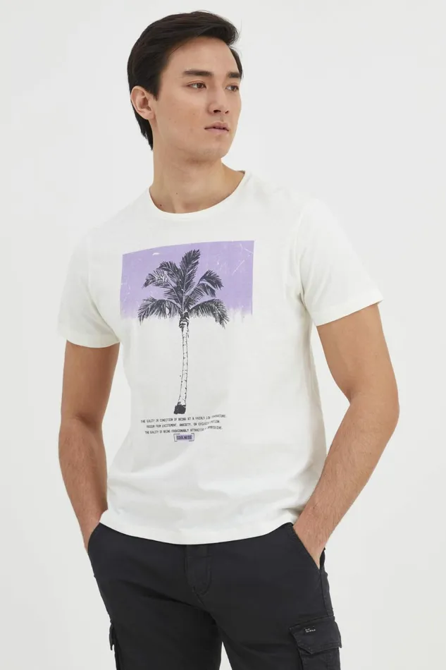 Men Blend TShirts Tshirt Egret