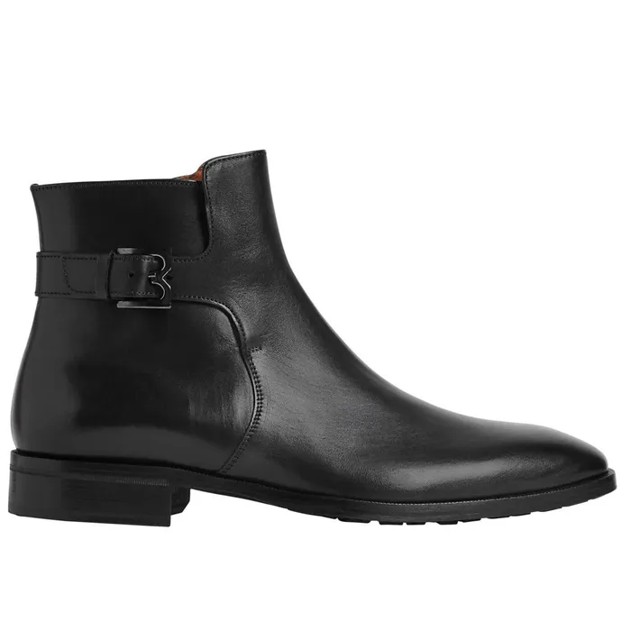 Men Boots Bruno Magli Angiolini Leather Dress Boot 8211 Black