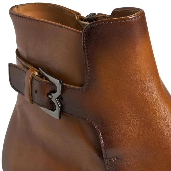 Men Boots Bruno Magli Angiolini Leather Dress Boot 8211 Cognac