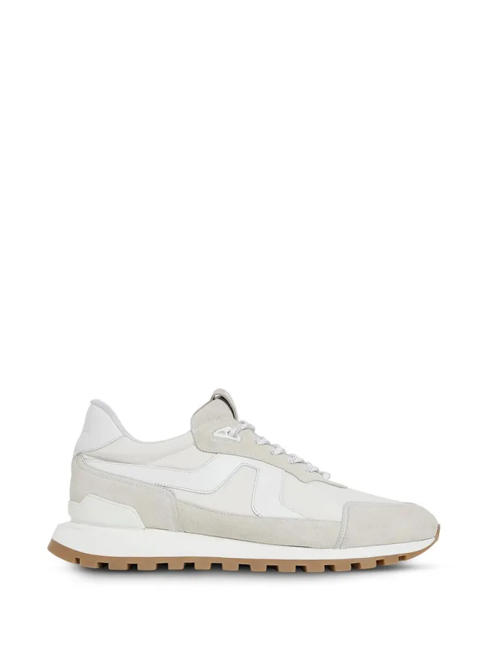 Men Bridge Runner Sneaker Cloud White JLindeberg Jeans Men Bridge Runner Sneaker Cloud White JLindeberg Jeans