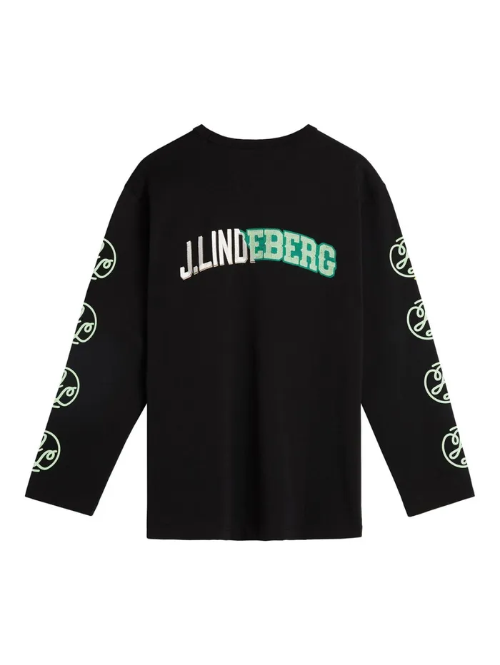 Men Camilo LS Graphic Tshirt Black JLindeberg Tshirts Men Camilo LS Graphic Tshirt Black JLindeberg Tshirts