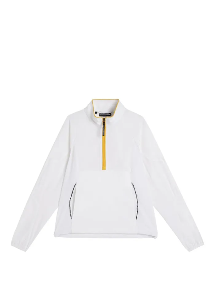 Men Cash Track Top White JLindeberg Jackets Men Cash Track Top White JLindeberg Jackets