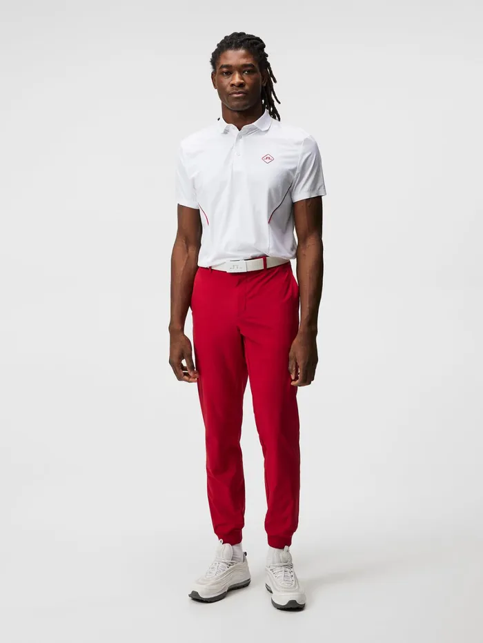 Men Chris Regular Fit Polo White JLindeberg Polo Shirts