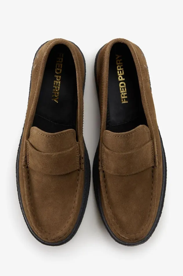 Men Dawson Loafer Shaded Stone Fred Perry Shoes