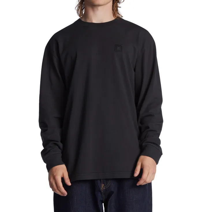 Men DC Shoes DC 1994 Long Sleeve TShirt black garment dye TShirts
