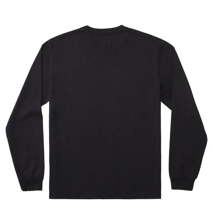 Men DC Shoes DC 1994 Long Sleeve TShirt black garment dye TShirts