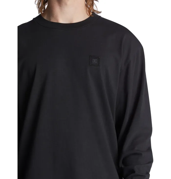 Men DC Shoes DC 1994 Long Sleeve TShirt black garment dye TShirts