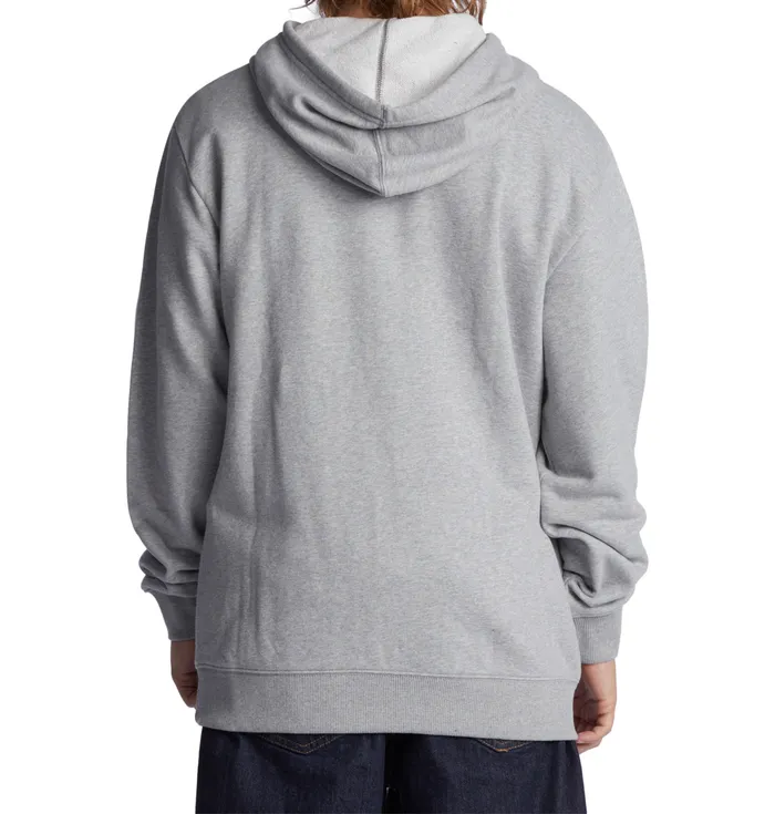 Men DC Shoes DC Star ZipUp Hoodie heather grey Sweatshirts and Hoodies