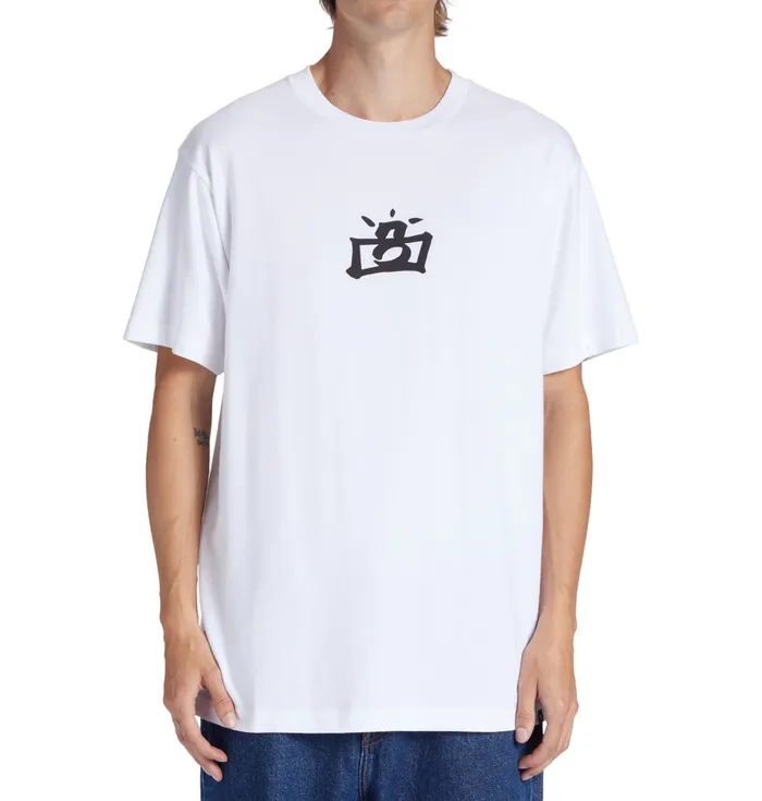 Men DC Shoes Heikkila Sw 360 Flip TShirt white TShirts