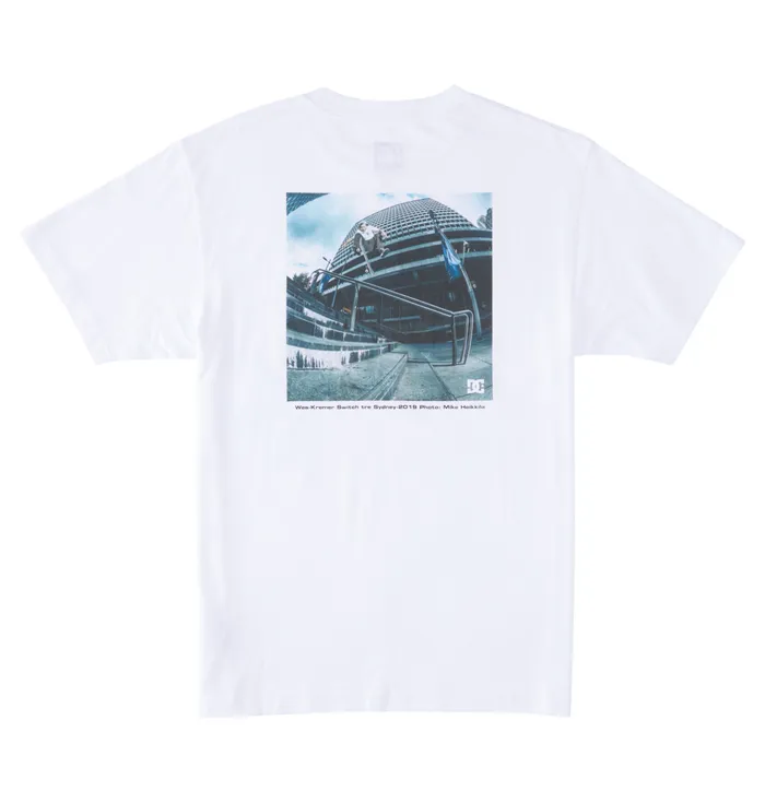 Men DC Shoes Heikkila Sw 360 Flip TShirt white TShirts