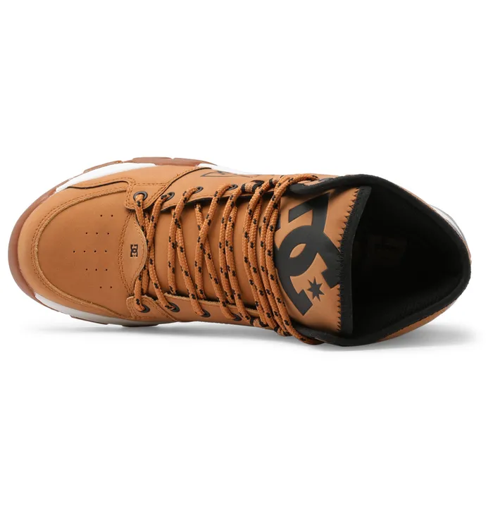 Men DC Shoes Versatile HI HighTop WaterResistant Winter Boots wheatblack Winter Boots