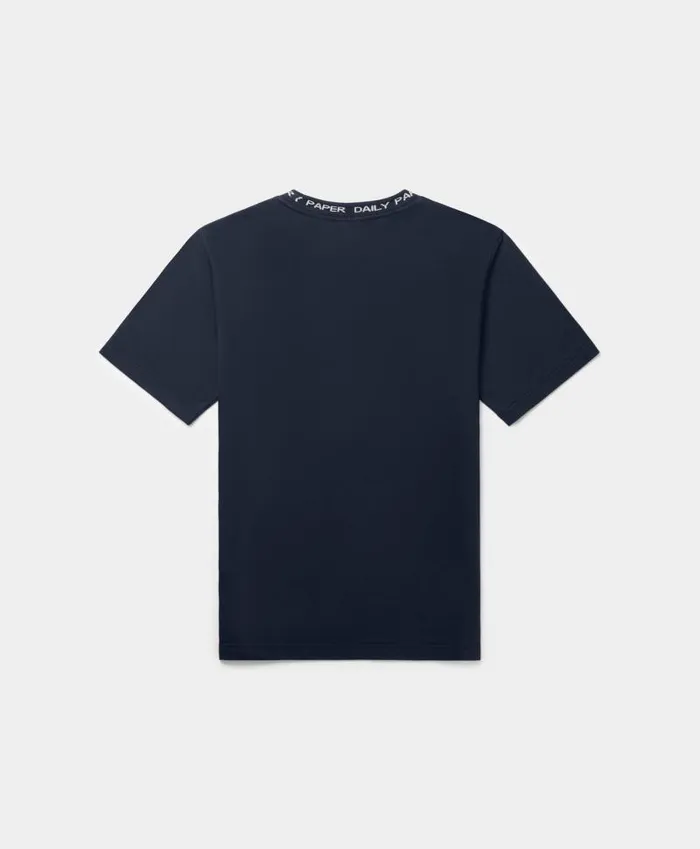 Men Deep Navy Erib Tshirt Daily Paper TShirts Men Deep Navy Erib Tshirt Daily Paper TShirts