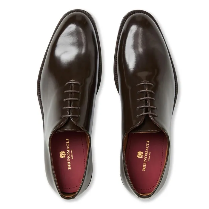 Men Dress Shoes Bruno Magli Claudio Balmoral Leather OxfordBrown