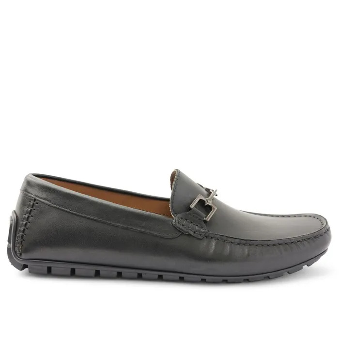 Men Dress Shoes Bruno Magli Xander Leather Driving Moccasin 8211 Black