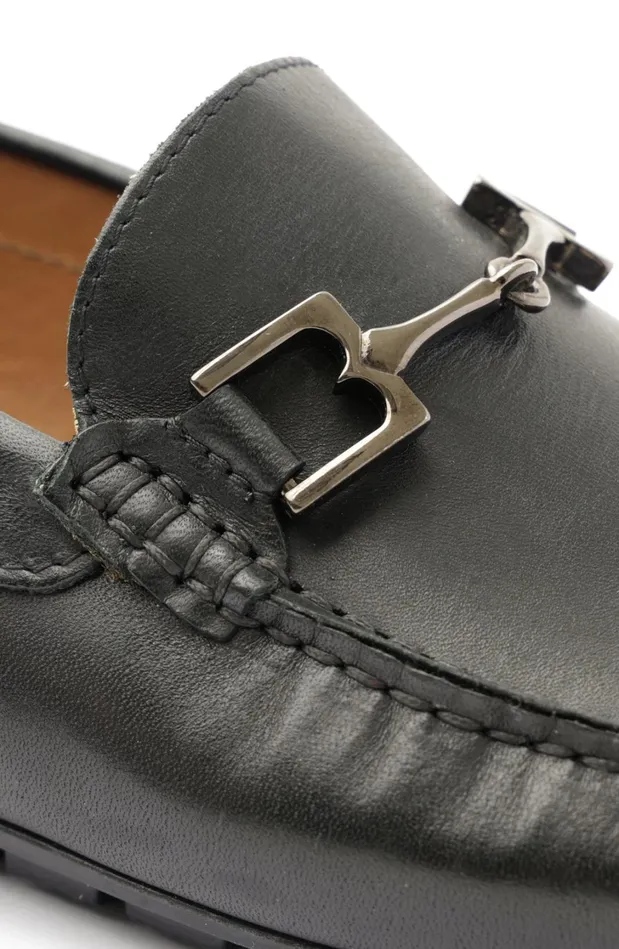 Men Dress Shoes Bruno Magli Xander Leather Driving Moccasin 8211 Black