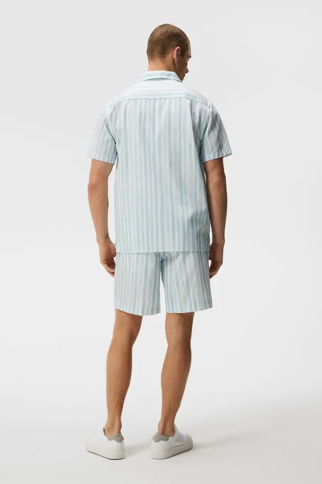 Men Elio Painted Stripe Reg Shirt Dream Blue JLindeberg Shirts Men Elio Painted Stripe Reg Shirt Dream Blue JLindeberg Shirts