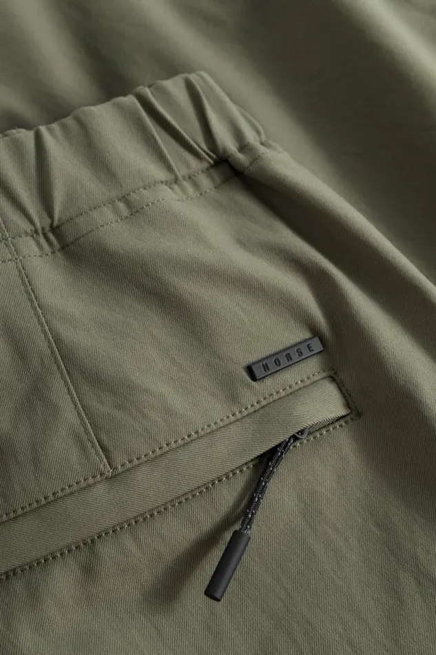 Men Ezra Solotex Shorts Sediment Green Norse Projects Shorts